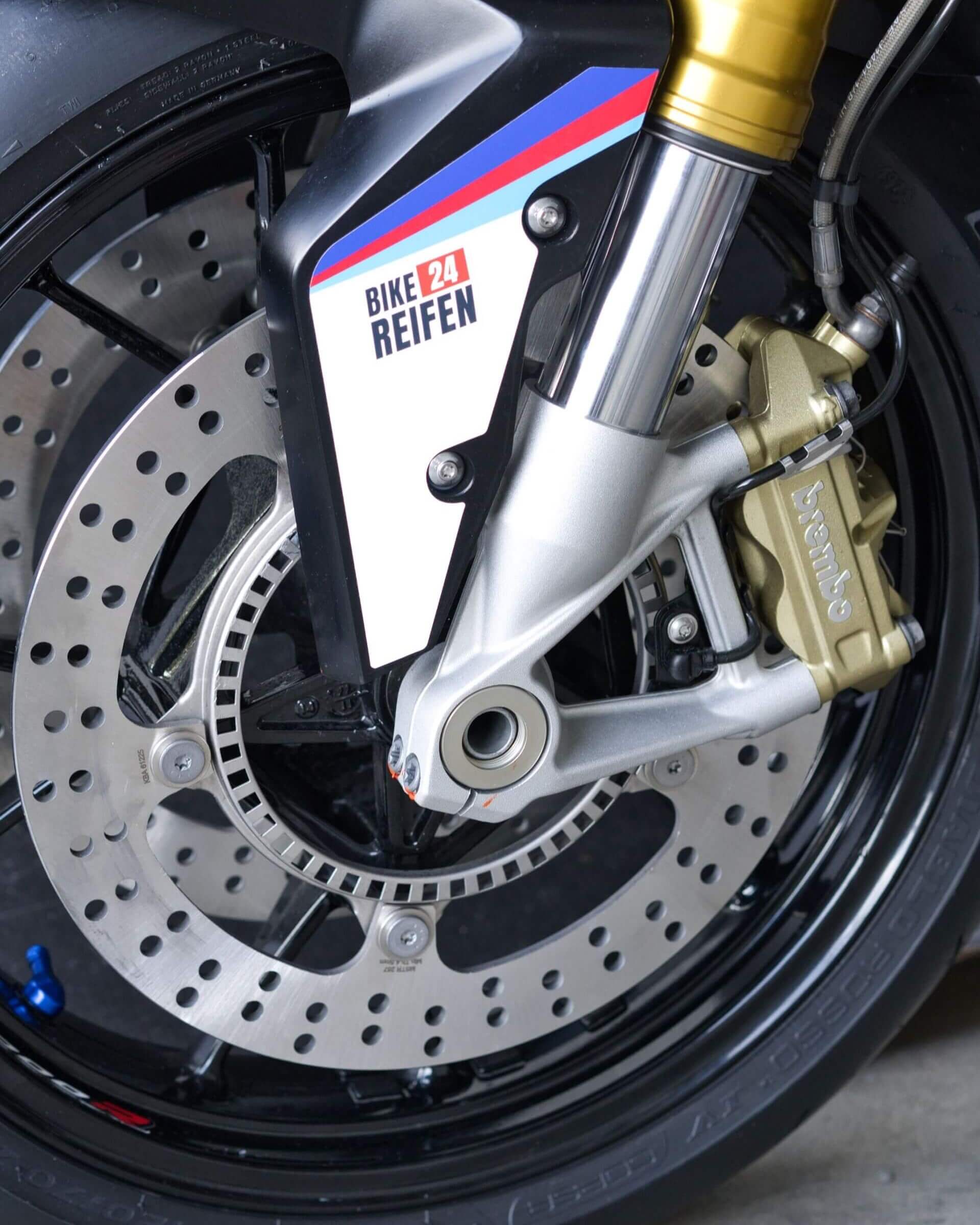 BMW S1000R Brembo Front Brake Caliper Detail