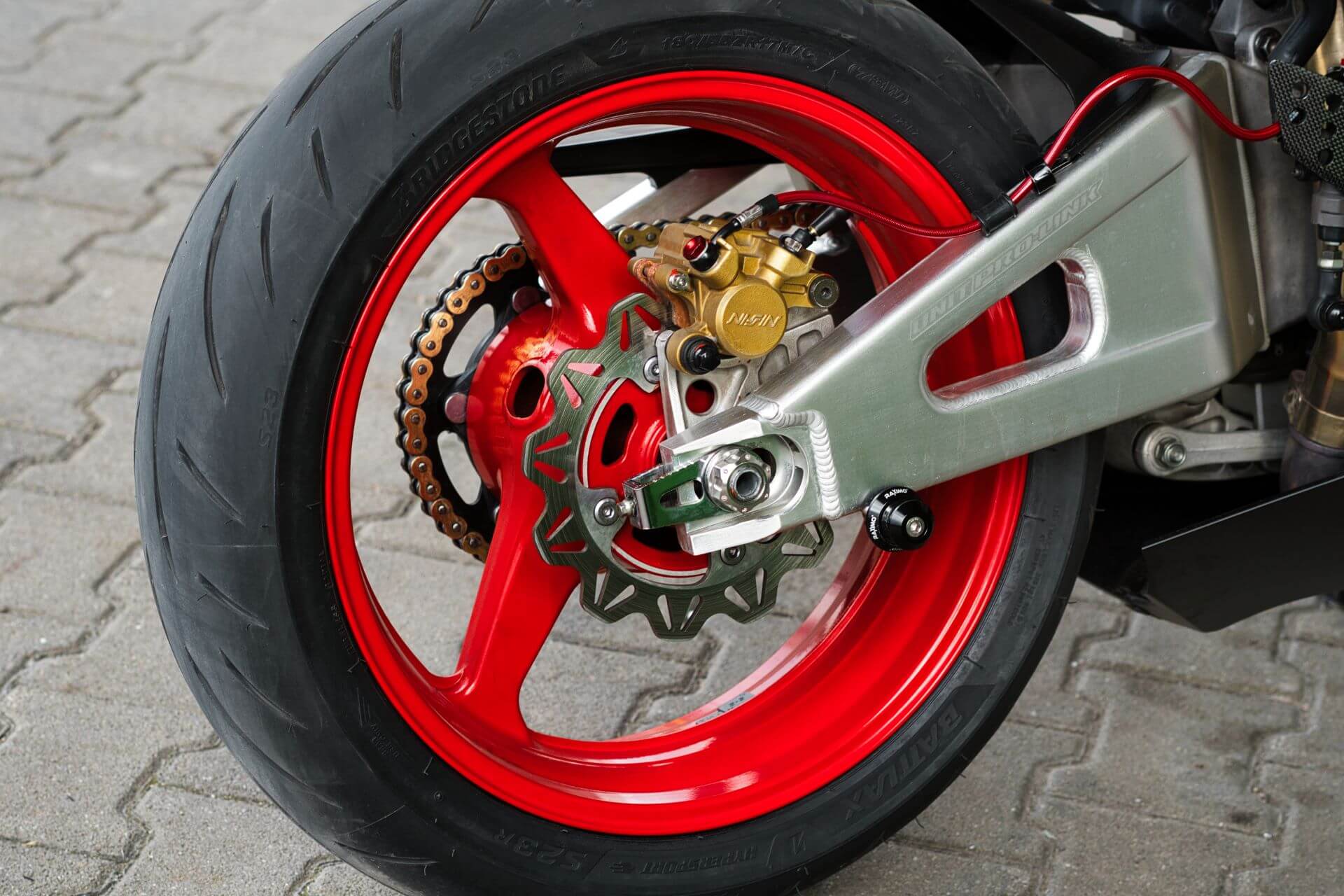 Honda CBR 600 RR Rear Wheel with Battlax S23