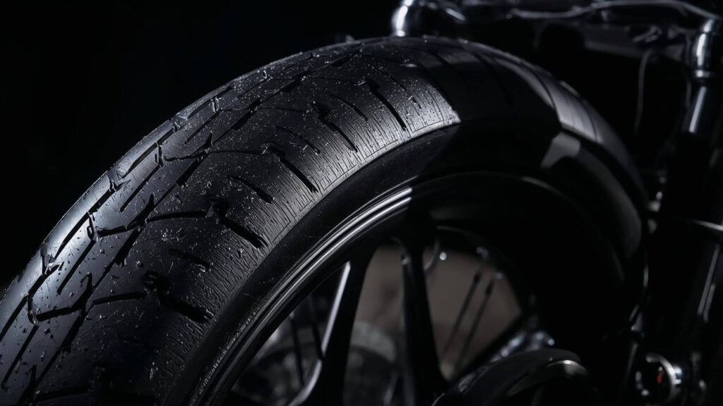 Motorcycle Tire Shine Spray – Application & Recommendations