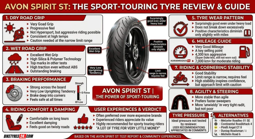 Avon Spirit ST Review Summary Graphic
