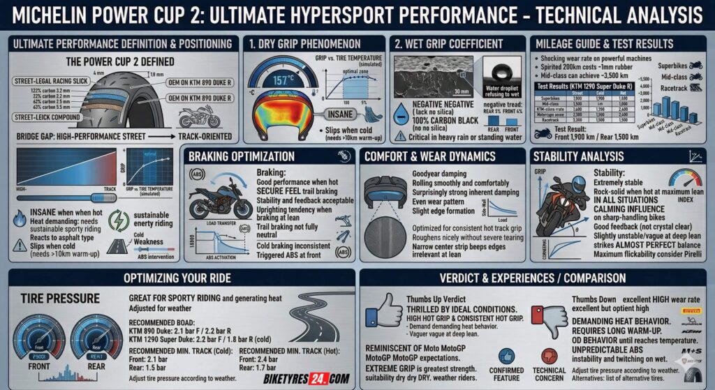 Michelin Power Cup 2 Review Summary Graphic