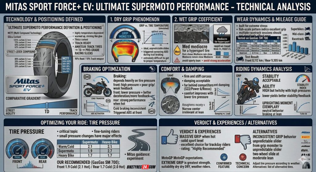 Mitas Sport Force+ EV Review Summary Graphic