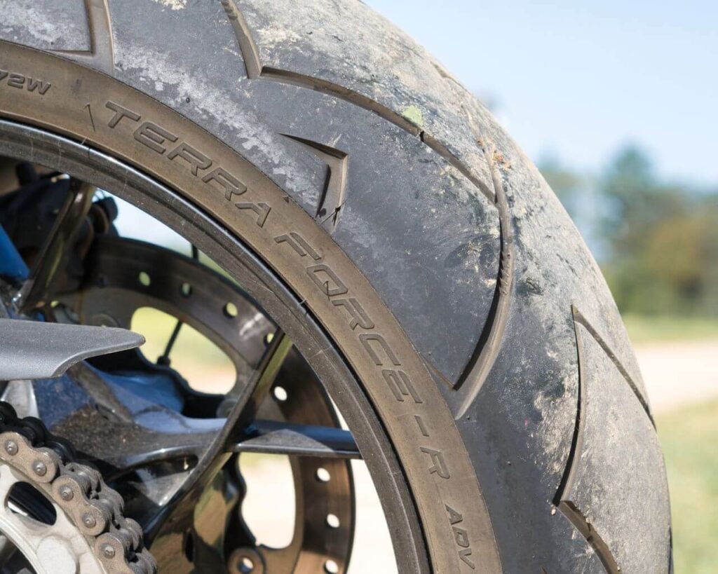 Mitas Terra Force R Rear Tyre Detail