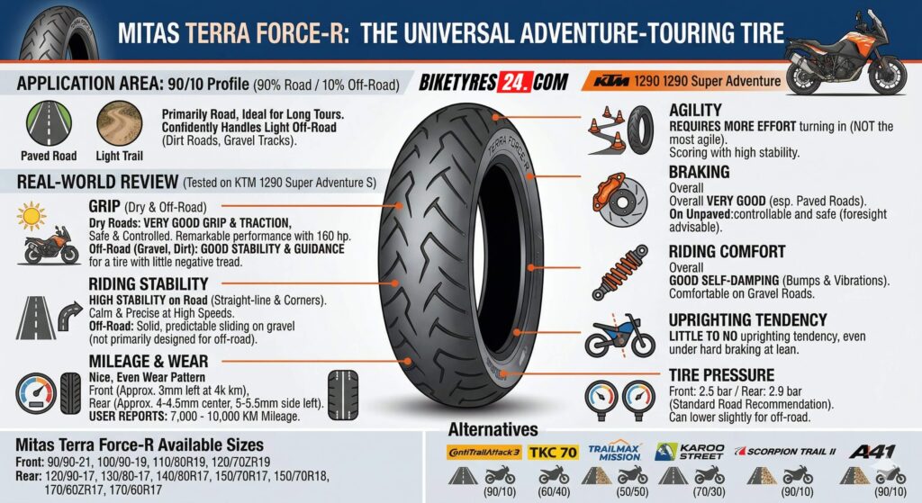 Mitas Terra Force R Review Summary Graphic