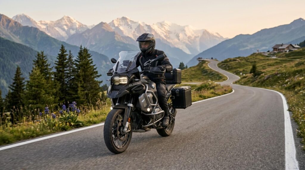 BMW GS in the Alps