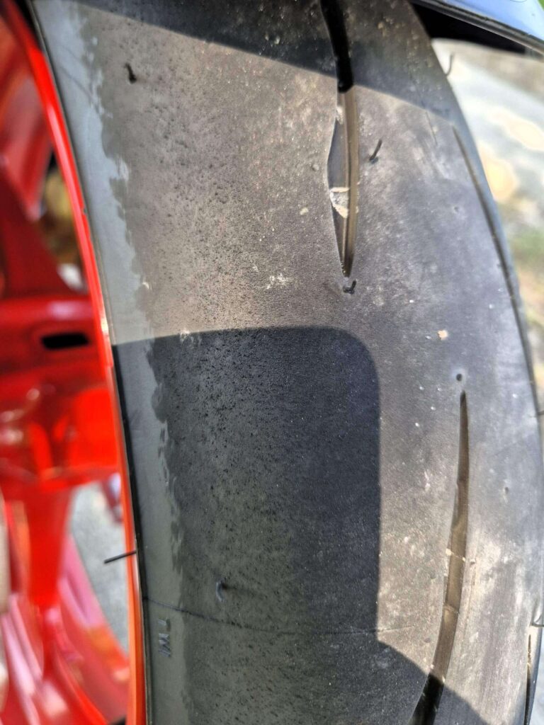 Bridgestone Battlax-RS12 Tire Wear Front