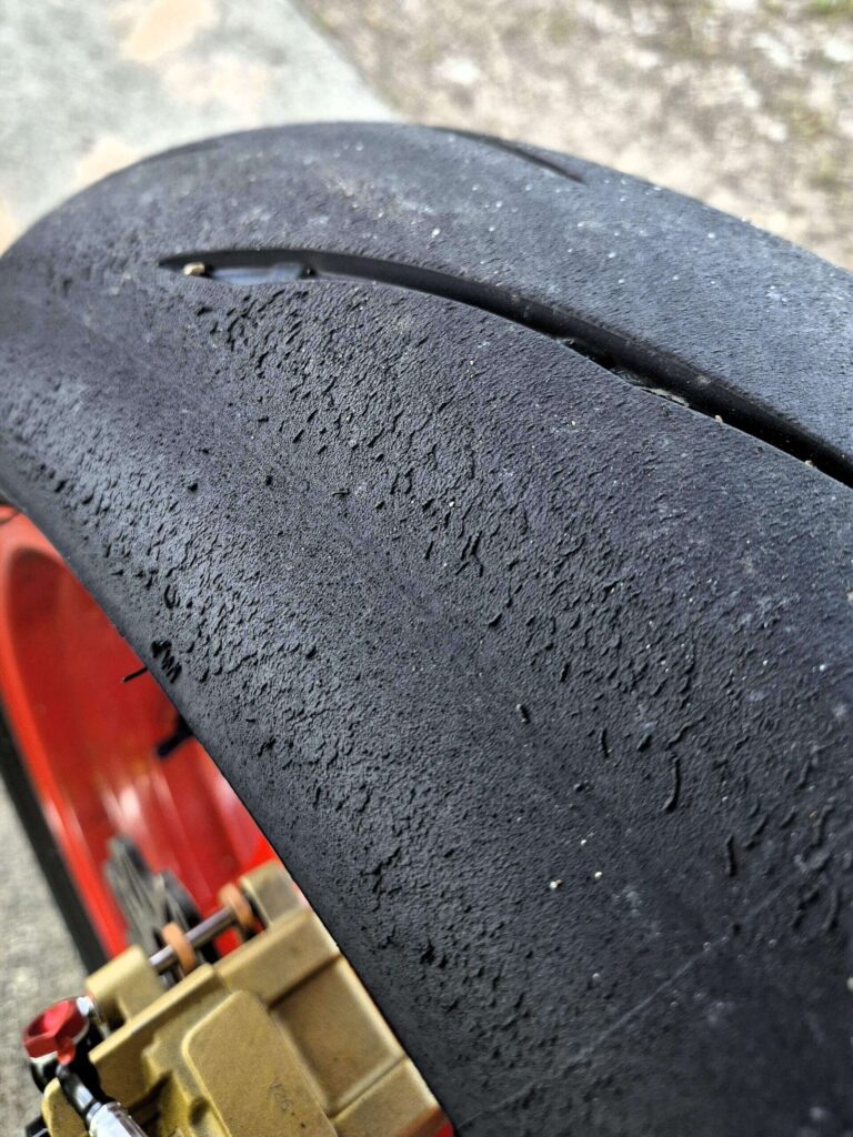 Bridgestone Battlax-RS12 Tire Wear Rear