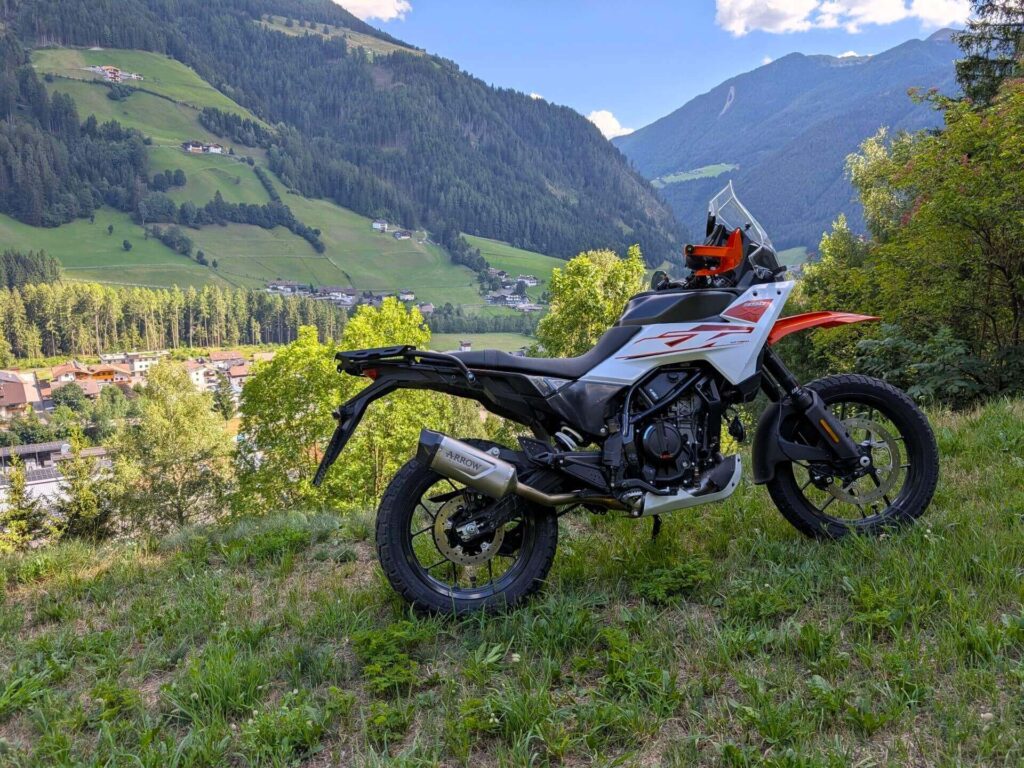 Apollo Tramplr XR Tyre on KTM 390 Adventure X